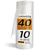 Hinrichs Bubble Roll Packaging 10m x 40cm - 100% recyclable - Bubble Packaging Roll - Bubble Rolls no ka Packaging - Packaging Material for Sensitive Objects - no ka wehe 'ana.