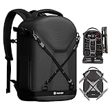TARION TRH Camera Backpack Hard Shell Camera Case Shockproof Abrasion and Water Resistant Camera Bag with Compartment for 14,5 Inch Laptop