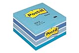 Post-It 2028-B - Notas adhesivas en cubo, 76 x 76 mm, Pastel Blue