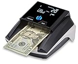 ZZap D40i+ - Detector de billetes falsos (funciona con pilas, comprobador de divisas y billetes de dinero)