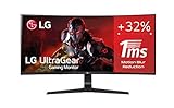 LG 34GL750-B - Monitor Gaming Curvo UltraWide WFHD de 86.7 cm (34') con Panel IPS (2560 x 1080 píxeles, 21:9, 1 ms MBR, 144Hz, FreeSync 2, 300 CD/m², 1000:1, sRGB 99%, DP x1, HDMI x2) Color Negro