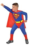 Ciao-Superman disfraz niño original DC Comics (Talla 3-4 años), color azul/rojo, (11672.3-4)
