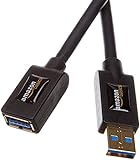 Amazon Basics - Cable alargador USB 3.0 tipo A macho a tipo A hembra (1 m)