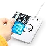 Escritor inteligente, lector/grabador RFID NFC Lector de tarjetas inteligentes sin contacto IC + software gratuito en blanco