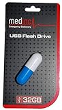 cápsula píldora vitamina 32 GB unidad flash USB (1 x color aleatorio)