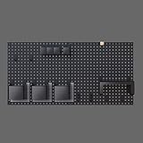 Oukerde Perforated Panels 2 Pieces 40 * 40 CM Punch-Free Board, Wall Shelf, Desktop Storage Rack, Photo Wall, Nordic Wall Decoration Board (40 * 80 cm)