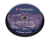 VERBATIM DVD+R DL VERBATIM 10 UNIDADES 8,5GB 8X 43666