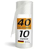 Hinrichs - Rotlle de paper de bombolles, 10 m, per moure's, material d'embalatge per a objectes fràgils, 100% reciclable