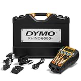 Etiquetadora DYMO Rhino 6000+ Kit de maletín | Rotuladora con múltiples funciones y conexión a PC