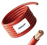 Ebrom - Cable de batería rojo para coche de 5 metros y 16 mm², H07V-K, 100% cobre OFC
