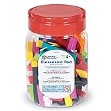 Learning Resources Grupos pequeños de regletas de Cuisenaire de plástico (Set de 155), Color (LER7513)