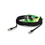 SommerCable - Cable de Video 75 Ω - HD/3G/6G-SDI / 4K-UHD SC-Vector 0.8/3.7 - BNC/BNC NBNC75BLP9X NEUTRIK, Negro (50m) - Made in Germany by Sommer Cable