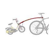 Unbekannt Tow Bar, Varilla Para Bicicleta Unisex Adulto, Rojo, Red