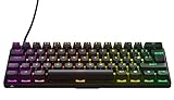 SteelSeries Apex Pro Mini teclado gaming HyperMagnetic – El teclado más rápido del mundo – Accionamiento ajustable – Factor forma compacto 60 % – RGB – Teclas PBT – USB-C – Teclado inglesa (QWERTY)