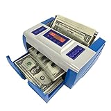 Contador de billetes Bill Counter, Money Machine M06 El detector de efectivo pequeño y portátil es adecuado for muchas monedas extranjeras, como A NOSOTROS, Euro, Dólar de Taiwán, etc. Panel de contro