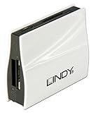 Lindy 43150 Multi-Lector de Tarjetas USB 3.0, Negro