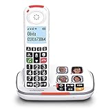 swissvoice Xtra 2355 - Teléfono inalámbrico con Respuesta a Las Funciones de Comodidad reforzadas, Blanco