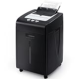 Iochow 200 Sheets Auto Feed Paper Shredder - 60 Minutes Micro-Cut Paper Shredder, High Security Level P-5 Heavy Duty Shredder with 35L Container