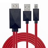 OcioDual Cable MHL de Micro USB 11 Pin Pines a HDMI TV Adaptador Convertidor para Samsung Galaxy S3/S4 Note 2/3/4 Tab S