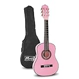 Music Alley Guitarra acústica clàssica MA-51 per a nens i joves, rosa, mida mitjana