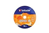 Verbatim DVD-R Matt Silver 16x 4.7GB DVD-R 10pieza(s) - DVD+RW vírgenes (4,7 GB, DVD-R, 120 mm, 10 Pieza(s), 16x, Eje)