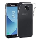 NEW'C Funda para Samsung Galaxy J5 (2017) SM-J530F, Anti- Choques y Anti- Arañazos, Silicona TPU, HD Clara