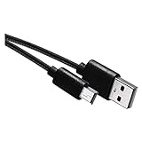 Cable USB 2.0 EMOS, conector USB A a mini B, 2 A, cable de carga de 2 metros, para PS3, controlador PS2