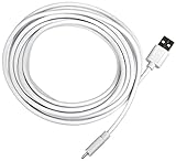 System-S - Cable Micro USB (5 m), Color Blanco