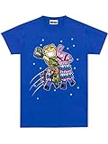 Fortnite Camiseta de Manga Corta para niños Llama Azul 9-11 Años