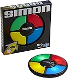Hasbro Simon, jeu de mémoire électronique portable avec sons et lumières pour les 8 ans et plus, couleurs assorties