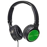 Amazon Basics - auriculares supraurales ligeros, Verde