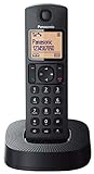 Panasonic KX-TGC310 - Teléfono Fijo Inalámbrico (LCD, Identificador De Llamadas, 16H Uso Continuo, Localizador, Agenda De 50 números, Bloqueo Llamada, Modo ECO, Reducción Ruido), Color Negro