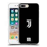 Head Case Designs Officially Licensed Custom Customised Personalised Juventus Football Club Escudo Liso Carcasa de Gel de Silicona Compatible con Apple iPhone 7 Plus/iPhone 8 Plus
