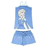 Cerdá Pijama Niña de Elsa Disney Frozen 2-Camiseta + Pantalon de Algodón Juego, Lila, 6 años para Niñas