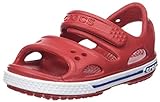 Crocs Crocband II Sandal PS K, Sandalias Unisex Niños, Rojo (Pepper/Blue Jean), 28/29 EU