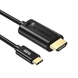 CHOETECH Cable USB C a HDMI, [4K@60Hz] Cable HDMI a USB Tipo C 3.1 para MacBook Pro/Macbook Air 2020/2019/2018, iMac 2017,iPad Pro, Galaxy S20/S10/S9/S8/Note10, Huawei P40/P30/Mate 30 Pro/Mate 20