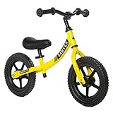 Sawyer Bikes - Bicicleta Sin Pedales Ultraligera - Niños 2, 3, 4 y 5 años (Amarillo)