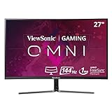 Viewsonic VX2758-PC-MH Monitor Gaming Curvo 27' Full-HD, FreeSync, 1 ms, 144 Hz, HDMI, DP, Negro