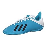 Adidas X 19.4 IN J, Botas de fútbol Unisex niño, Multicolor (Bright Cyan/Core Black/Shock Pink 000), 30 EU