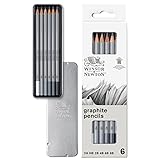 Winsor & Newton Studio Collection Graphic Pencil Tin Set - 6 Count