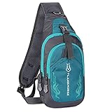 Lixada Crossbody Bags Chest Bag Men Backpack Chest Shoulder Bag Travel Sports Gym Backpack