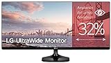LG 25UM58-P - Monitor Profesional UltraWide WFHD de 63.5 cm (25') con Panel IPS (2560 x 1080 píxeles, 21:9, 250 cd/m², sRGB 99%, 1000:1, 5 ms GtG, 75 Hz, HDMIx2, Auriculares) Color Negro