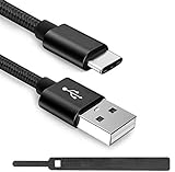 6amLifestyle Nintendo Switch Cable Cable de Tipo C USB 3.0 (USB a C) para Nintendo Switch Game Pad (2M, Negro)