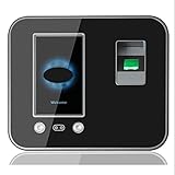 BEESOM Machine biométrique de présence d'empreintes digitales, contrôle du temps des employés, calcul automatique des heures supplémentaires et des heures de travail, pour les employés des petites entreprises