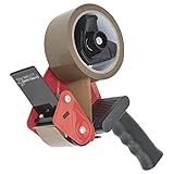 Rapesco 1683 Germ-Savvy Antibacterial, 960 Packing Tape Dispenser me 1 Roll of Brown Packing Tape