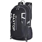 MAXTOP Lightweight Foldable Travel Backpacks Unisex 40L Backpack Ho Hiking Backpack Mochiko o sa keneleng metsi bakeng sa ho Hiking Baesekele Basali Banna