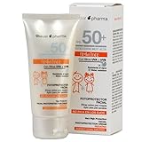 Thader Th Pharma Sun Fotoprotector Facial en crema FPS 50+ Pediátrico, No Pica En Los Ojos y resistente al agua, 50 ml