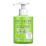 ʻO Revlon Professional Equave Kids Shampoo no nā keiki me ka ʻole o nā Sulfates, Allergens a i ʻole nā ​​​​Holo, Hoʻomaʻemaʻe mālie a hānai, 300 ml