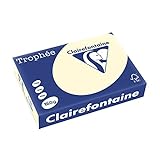 Clairefontaine Trophée 1101C - Пачка бумаги, 250 листов, A4, 21 x 29.7 см, кремового цвета