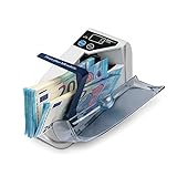 Contadora de billetes portátil Safescan 2000 para contar billetes clasificados - Para contar en cualquier lugar - Máquina para contar billetes clasificados de todas las divisas